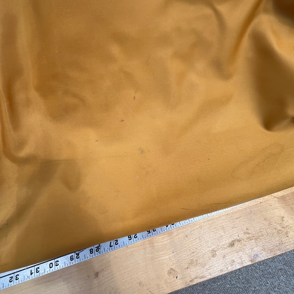 Chic Mustard Leather Rolling Tote Bag - Picture 8 of 16